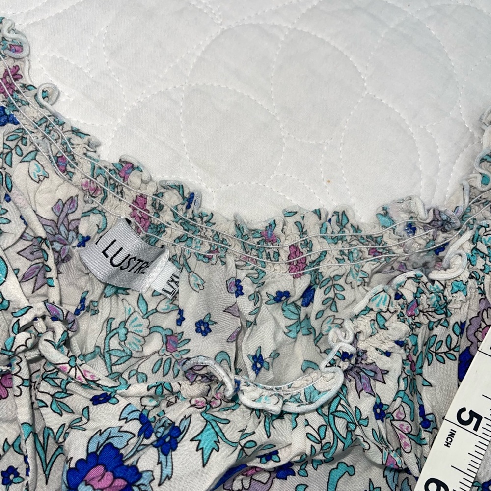 Floral Print Women's Top - Picture 6 of 8